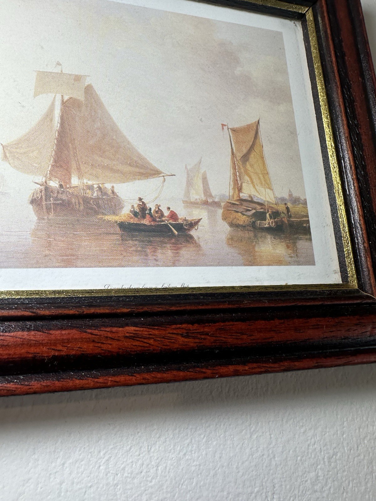 Sailing Ships Fishing Boats Loading Work and Disembarking Pair of Art Prints