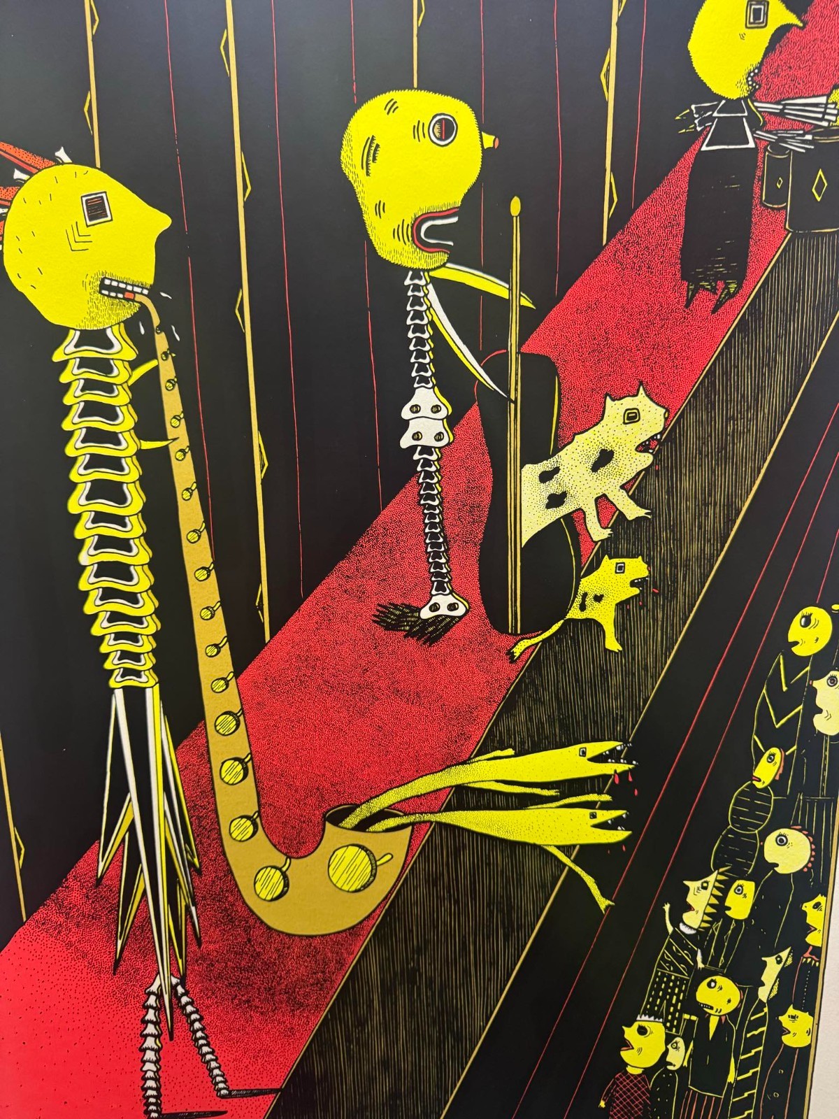 MARK BEYER – SILKSCREEN PRINT – “MAD BROTZMAN” ONE OF 30 COPIES