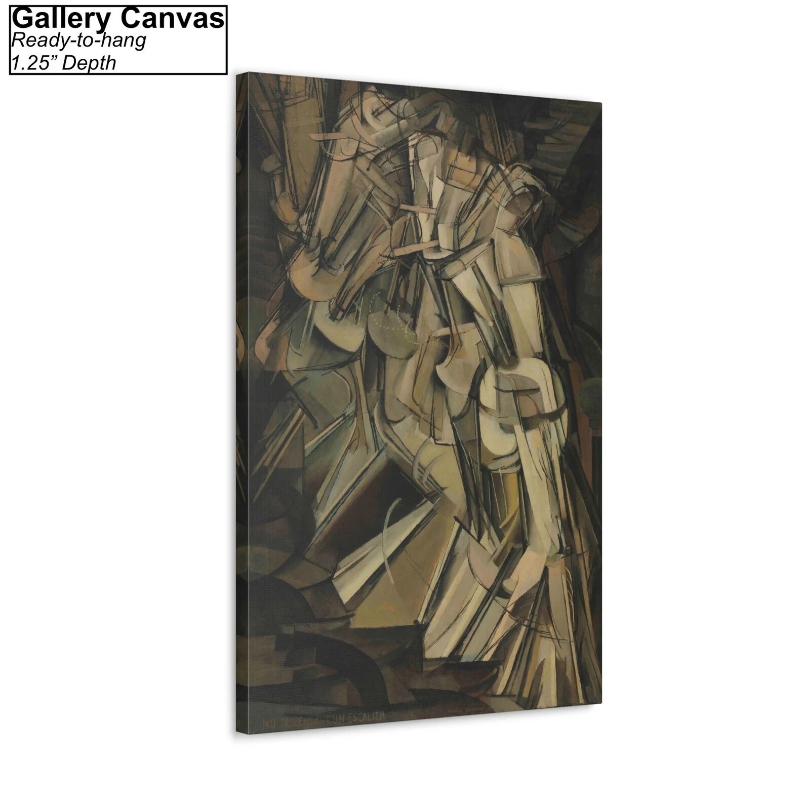 Marcel Duchamp Descending a Staircase Canvas/Poster Wall Art