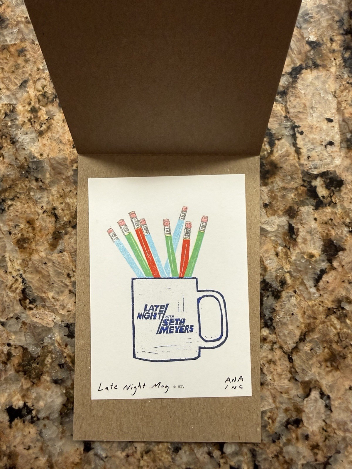 Ana Anastasia Inciardi NBC Studios Mini Print Late Night With Seth Meyers Mug