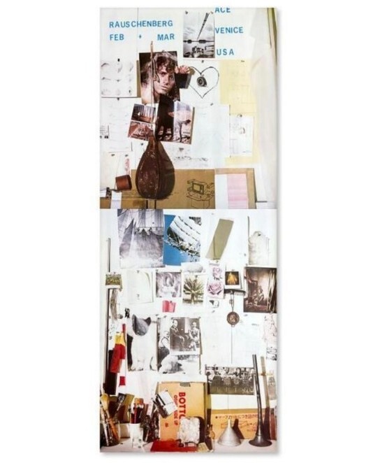Vintage Robert Rauschenberg 1979 (34″ X 70″) Offset Lithograph With COA