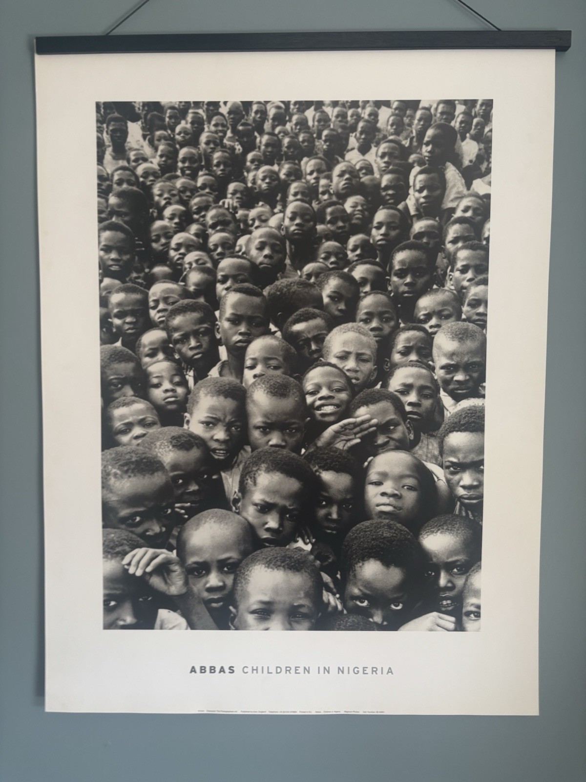 Children in Nigeria by Abbas Africian Art Print- 23.5 X 31.5 Inches. #6840091