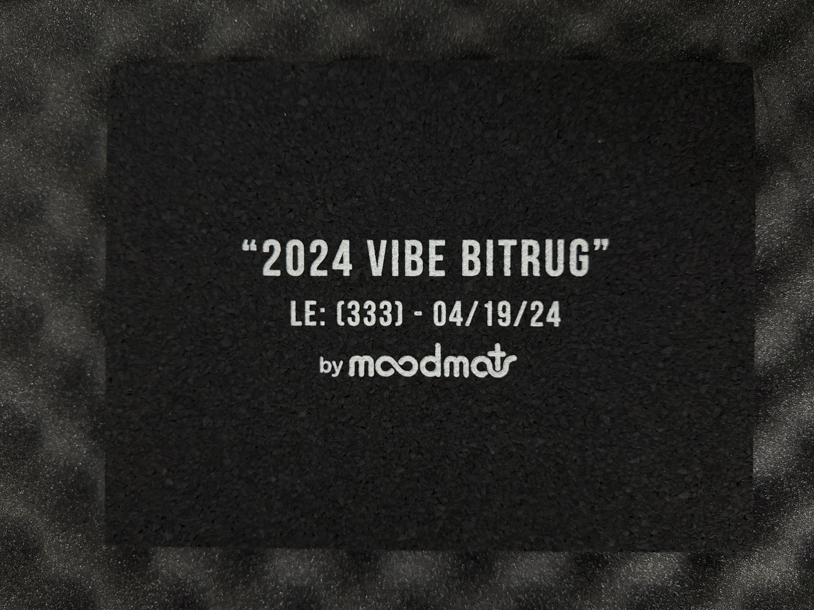 Moodmats “2024 Vibe Bitrug” Limited Edition (LE: 333) Mood Mat UV Glow