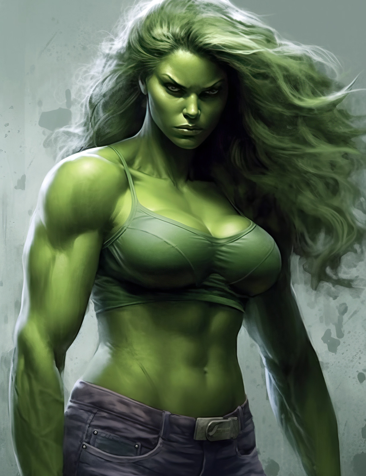 “She-Hulk 2″ 8.5″ x 11” Art Print Limited to Only 20 Hand-Numbered Copies