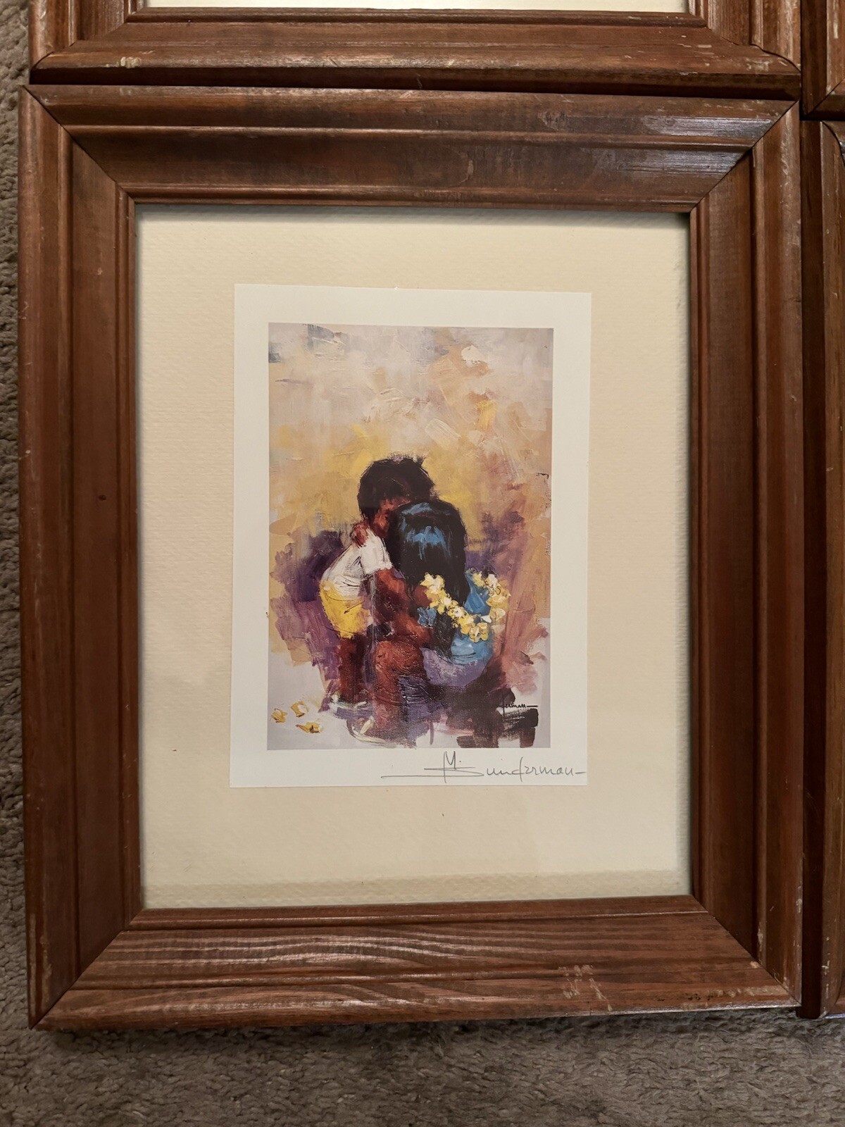Lot Of Four Marilyn Sunderman Prints / Signed In 12.5” X 10.5” Frame / Read*