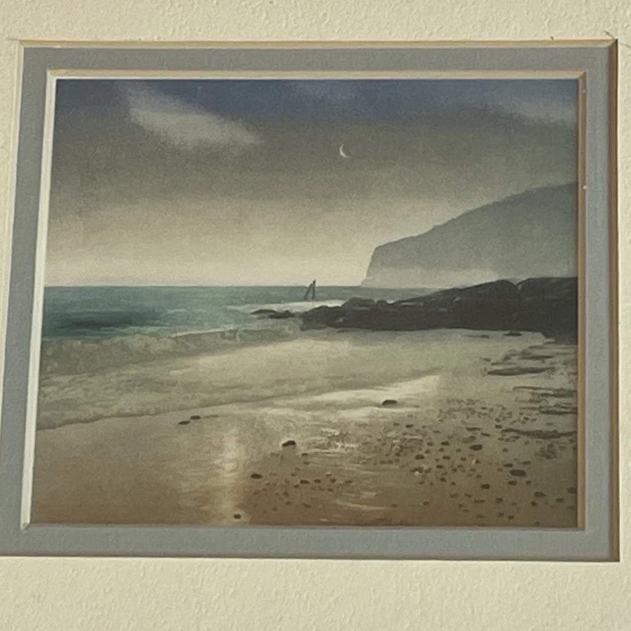 Gordon Miles Art Print Solar Shore Unframed Small 18 cm Square