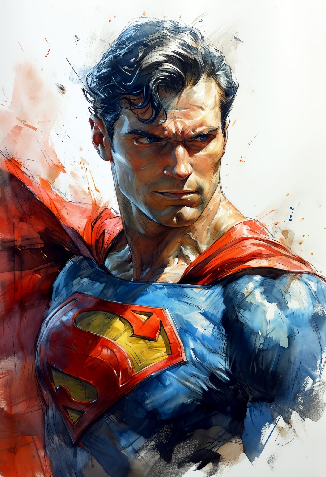 “Superman 30” 13×19 Fine Art Print Limited to Only 20 Hand-Numbered Copies