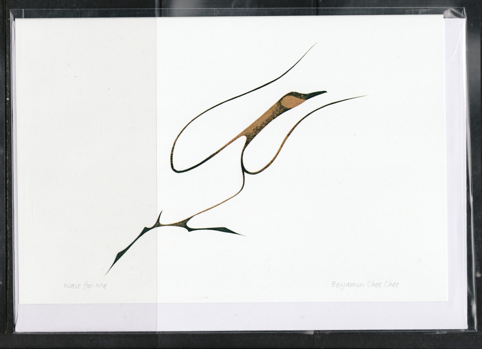 WAIT FOR ME by Ojibway Woodlands : Benjamin Chee Chee – New 6″ x 9″ Art Card