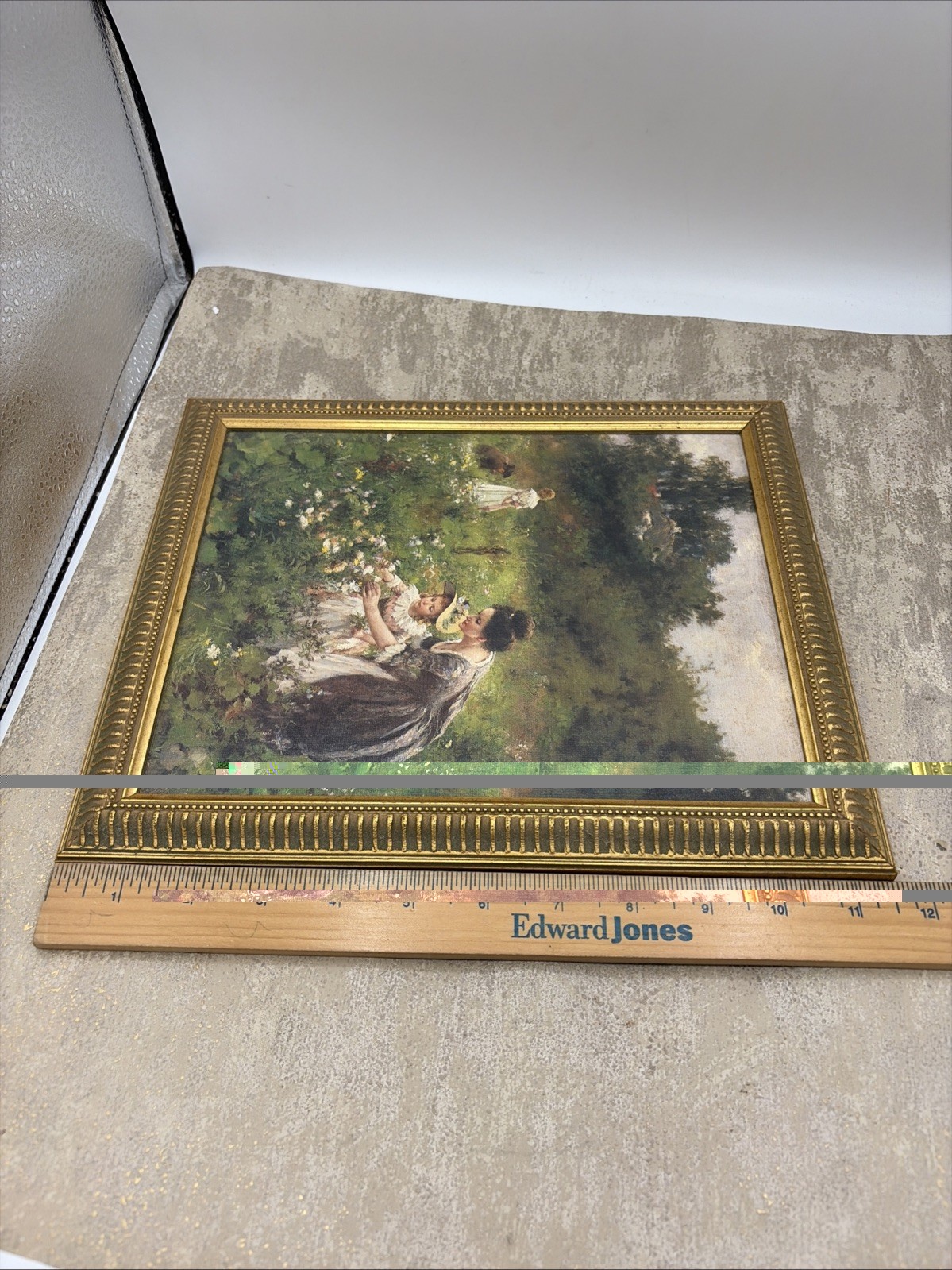 Hermann Seeger Summer Lust Framed Painting 9.5”X 12.5”