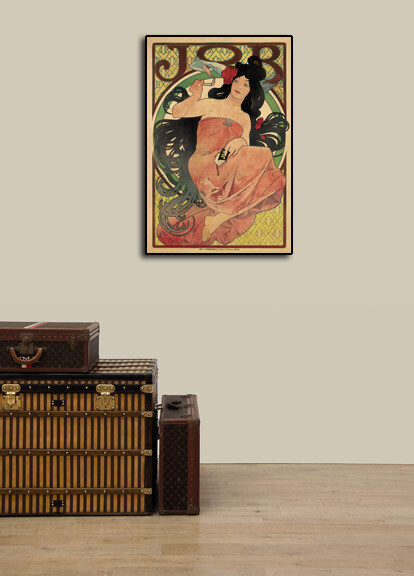 1898 Art Nouveau Mucha Job Cigarette Rolling Papers Vintage Style Poster – 16×24