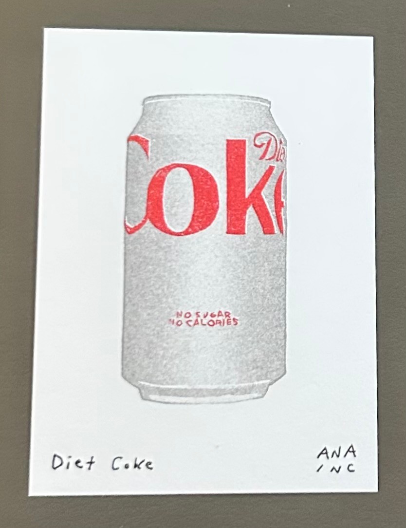New LA Custom Anastasia Inciardi “Diet Coke” Mini Print