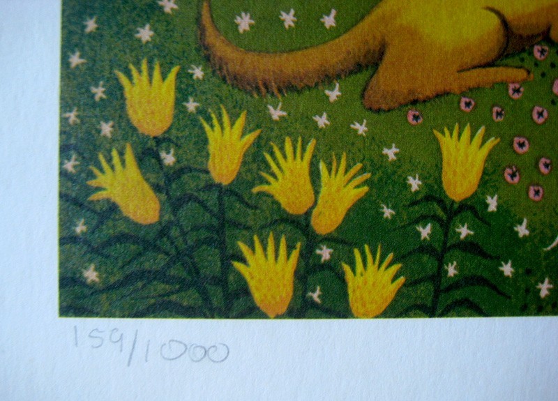 Gloria Deppert “Eve” Garden of Eden – Signed & Numbered Lithograph – PRISITNE