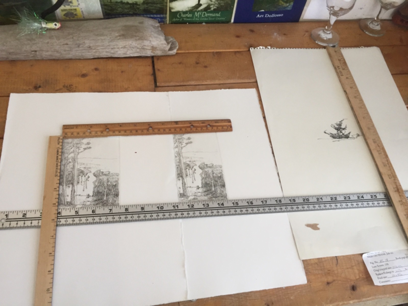 PAIR OF MATCHING RUSSELL CHATHAM UNREMARKED PRESSED ETCHINGS, PUBLISHERS PROOF+