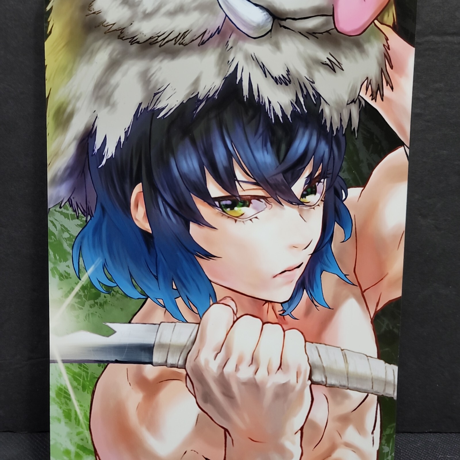 Demon Slayer Inosuke Anime Wall Photo Art Board Print 11.75in x 7.25in