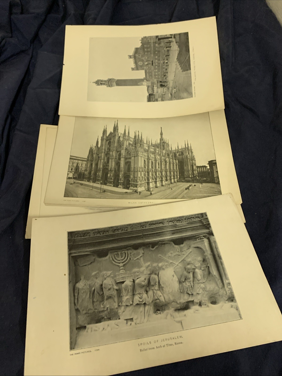 31 ORIG. PERRY PICTURES,18th-19th cent Cathedrals Religious Very Good Vintage