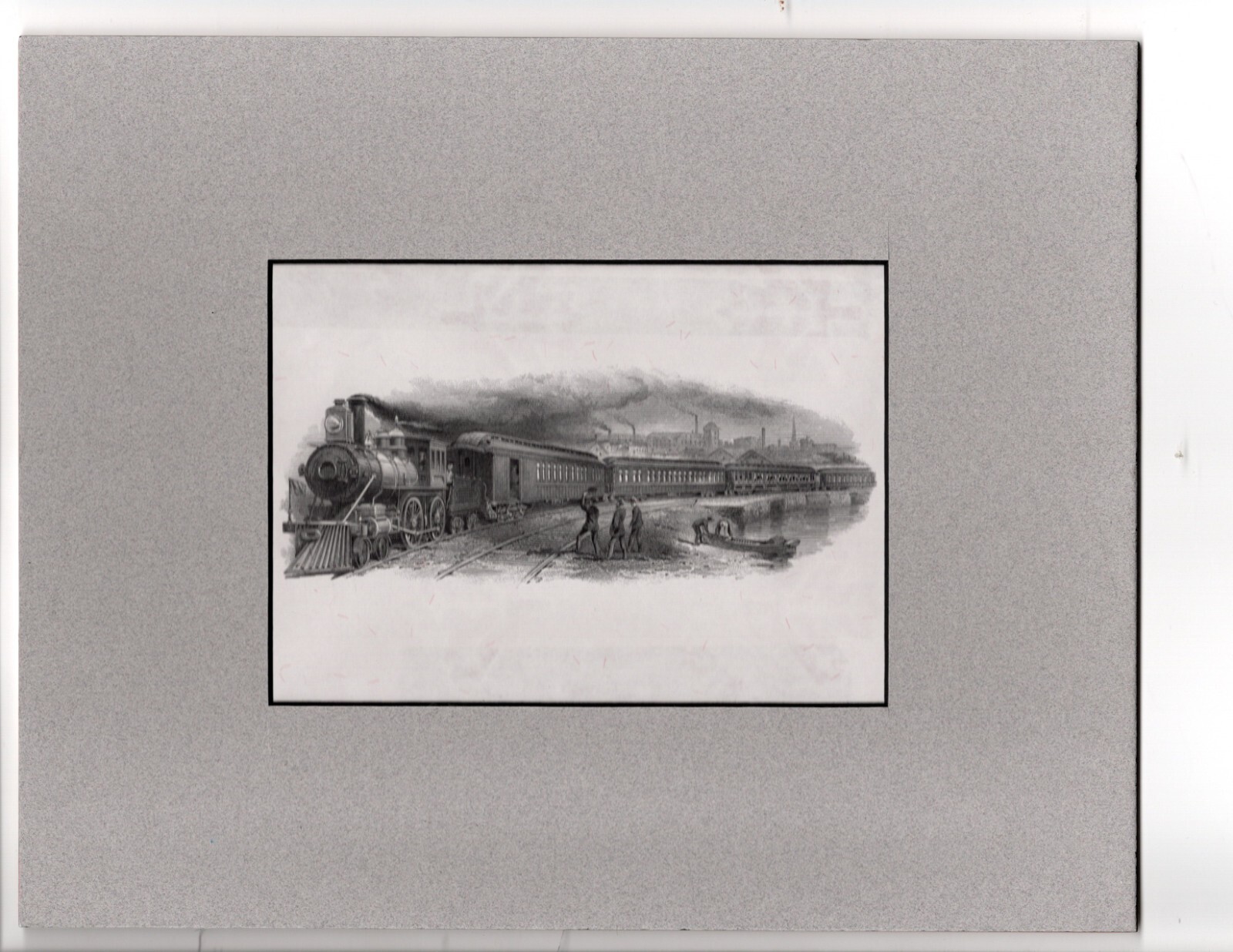 Canadian Banknote Co. – Limited Edition vignettes – “Trains” – 8″ X 10″ Matt