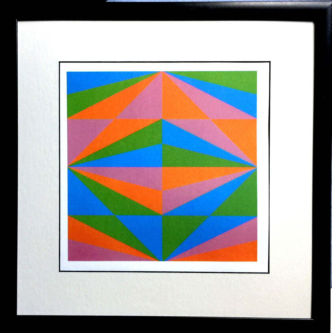 Max Bill Field of 32 Parts Multiple 29x29cm, with Frame 43x43cm, Gift