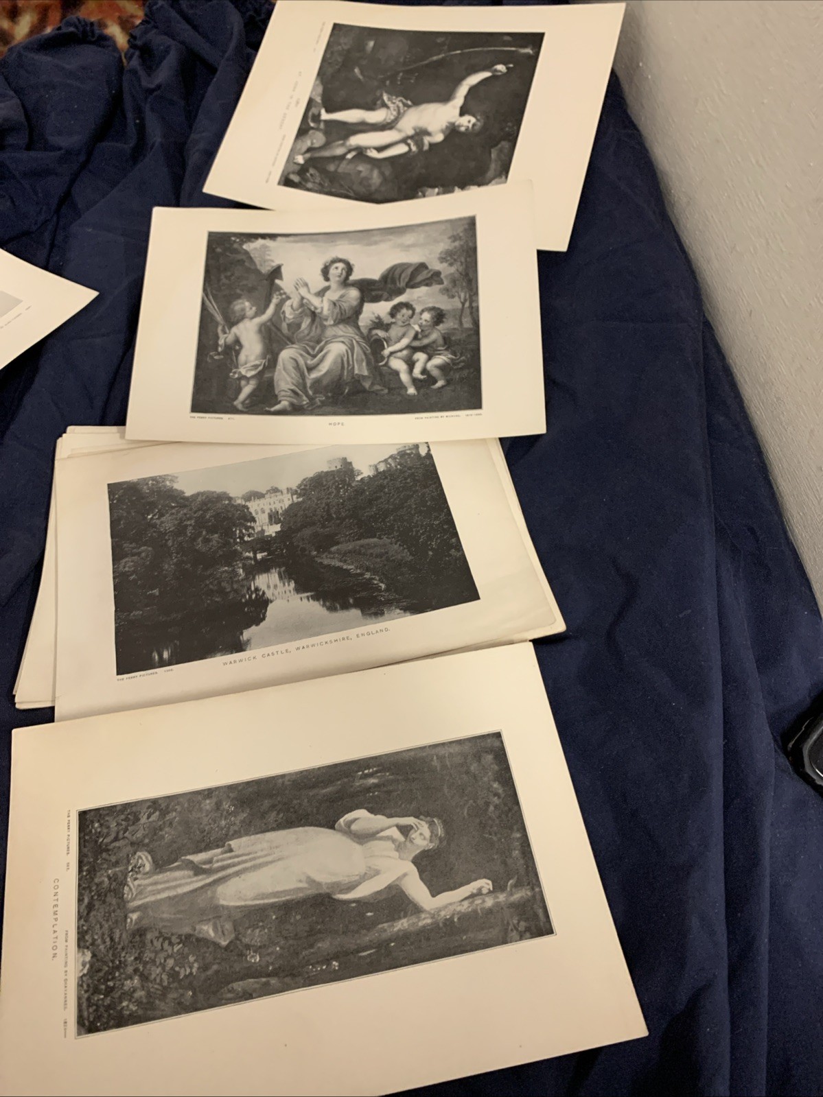 31 ORIG. PERRY PICTURES,18th-19th cent Cathedrals Religious Very Good Vintage