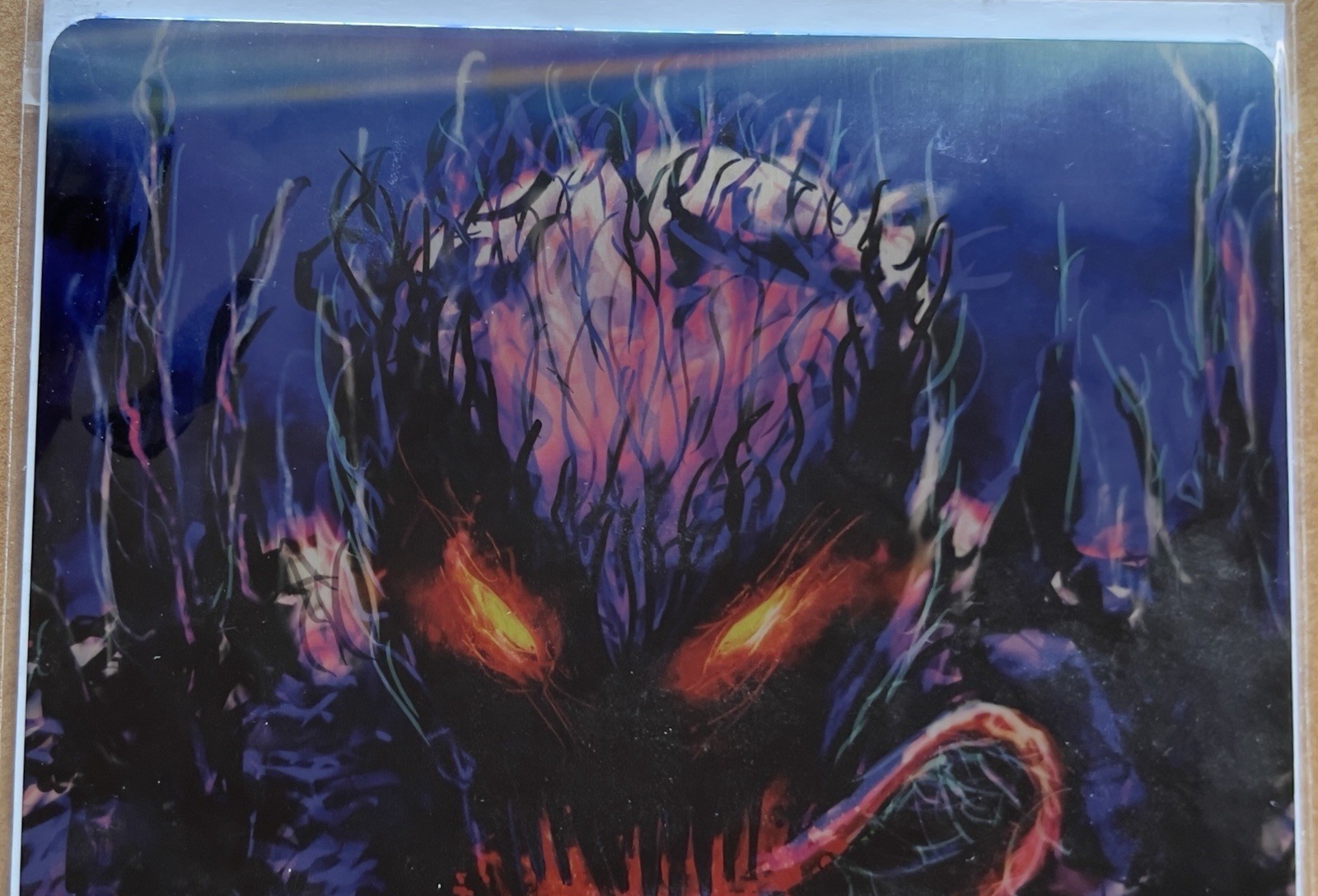 Jerry Pesce Comic Sized Metal Art Print Marvel Anti-Venom Hand Signed 2023