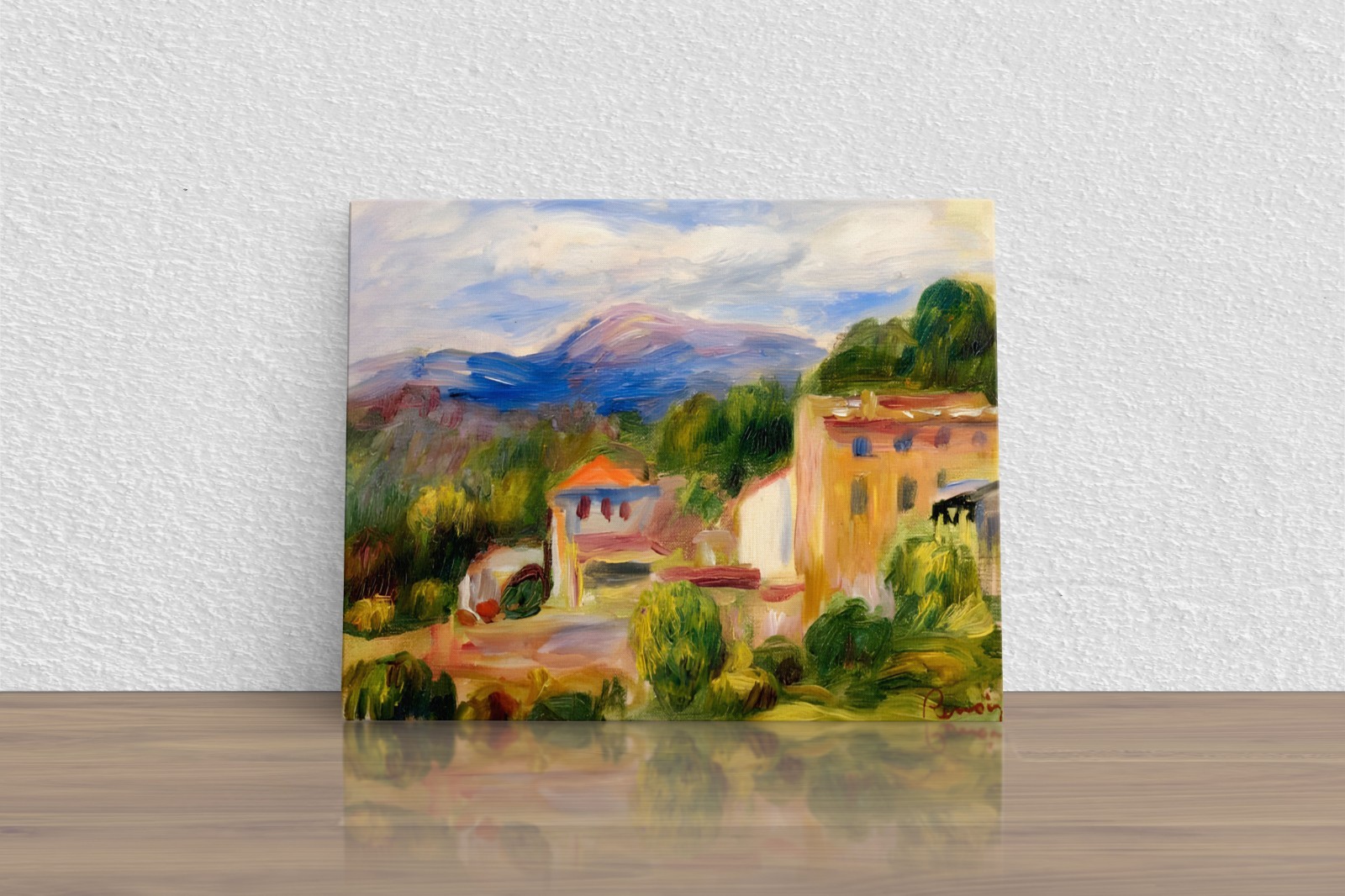 Pierre-Auguste Renoir “Cagnes Landscape” Canvas Print Wall Art Home Decor