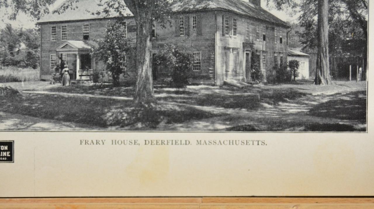 Antique Deerfield Massachusetts Art Print 1902 Boston & Maine Rail Road