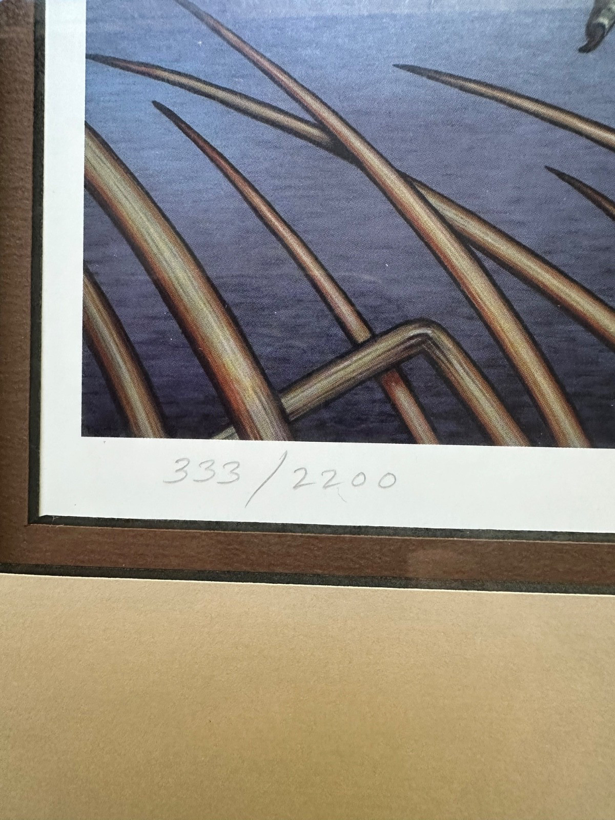 Duck Unlimited Widgeon duck Lic. Re-print w/ medallion by Jepson signed 2004