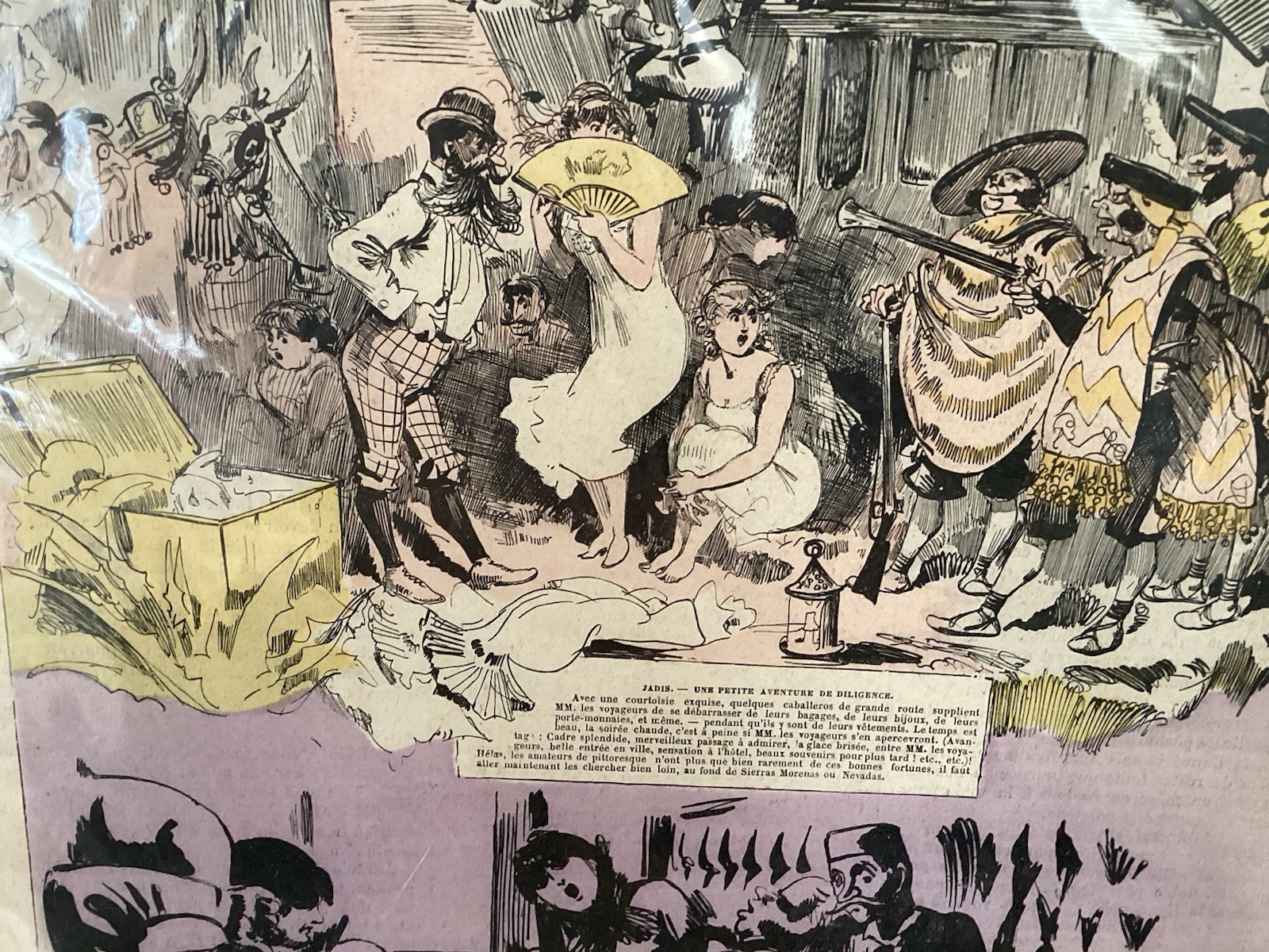 La Caricature Journal French Satire Albert Robida Lithograph 1881 1882 Antique