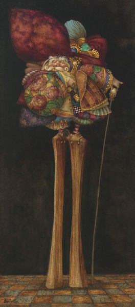 James Christensen Platform Shoes Open Edition Giclee on Canvas