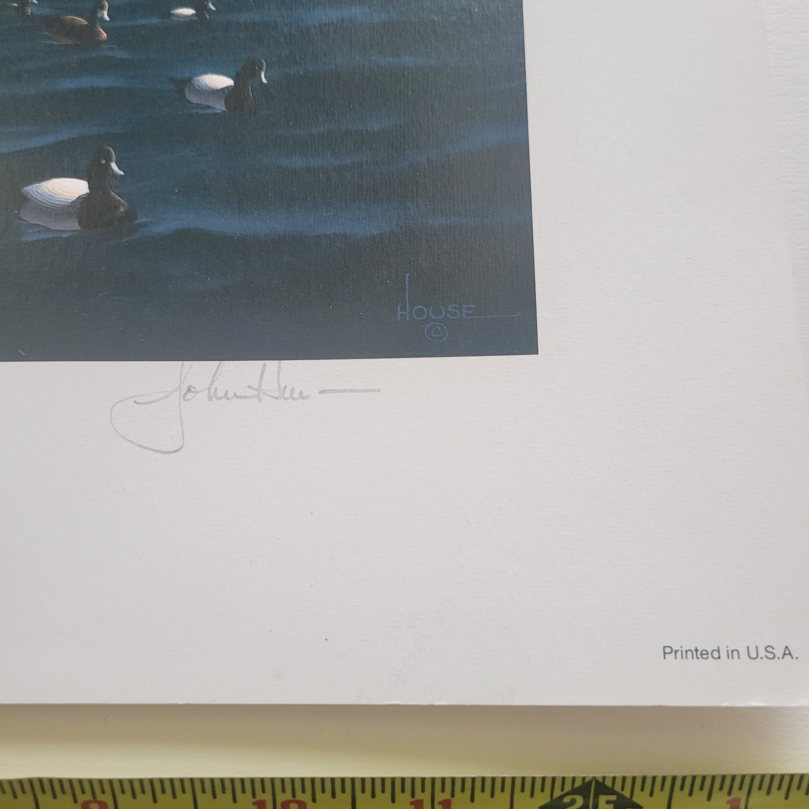 John House “Late Start Bills” Signed Numbered. Anniversary Print MN