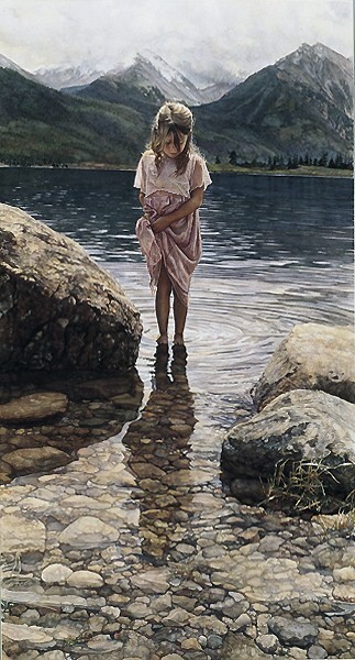 Steve Hanks, “Nature’s Beauty”, limited edition, 28.5″h x 15.25″w image