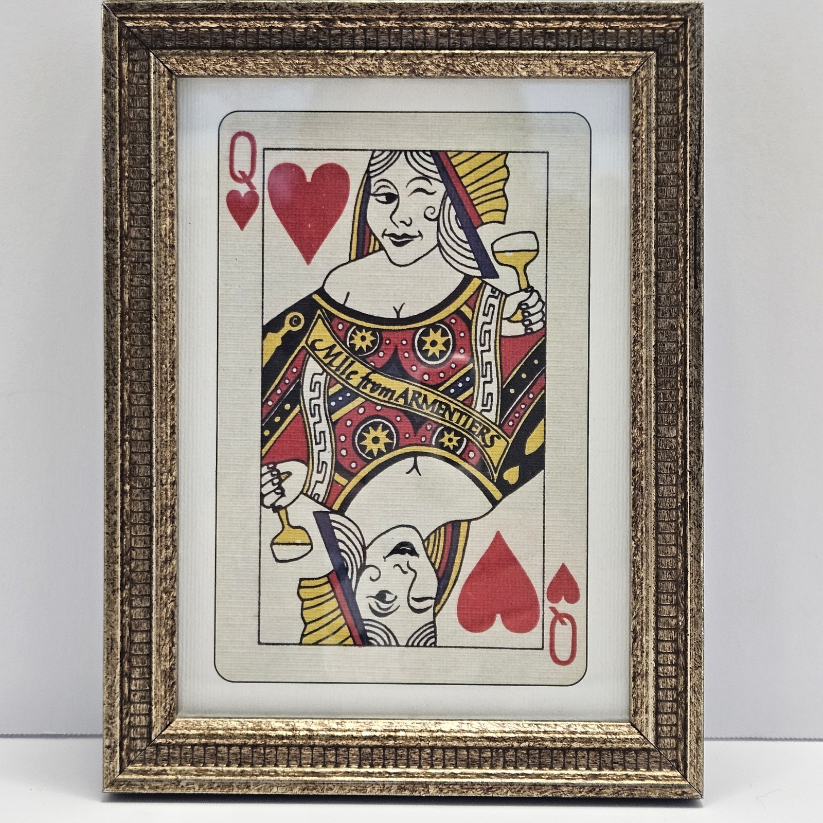 Winking Queen Of Hearts Framed Print #7126 Mademoiselle From Armentieres 2001