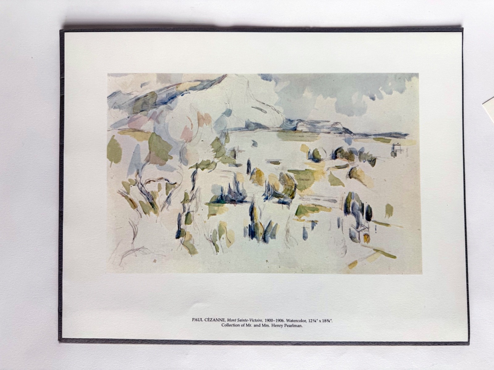 Complete Paul Cezanne 16 Watercolor Prints From Collection of M/Mrs H. Pearlman