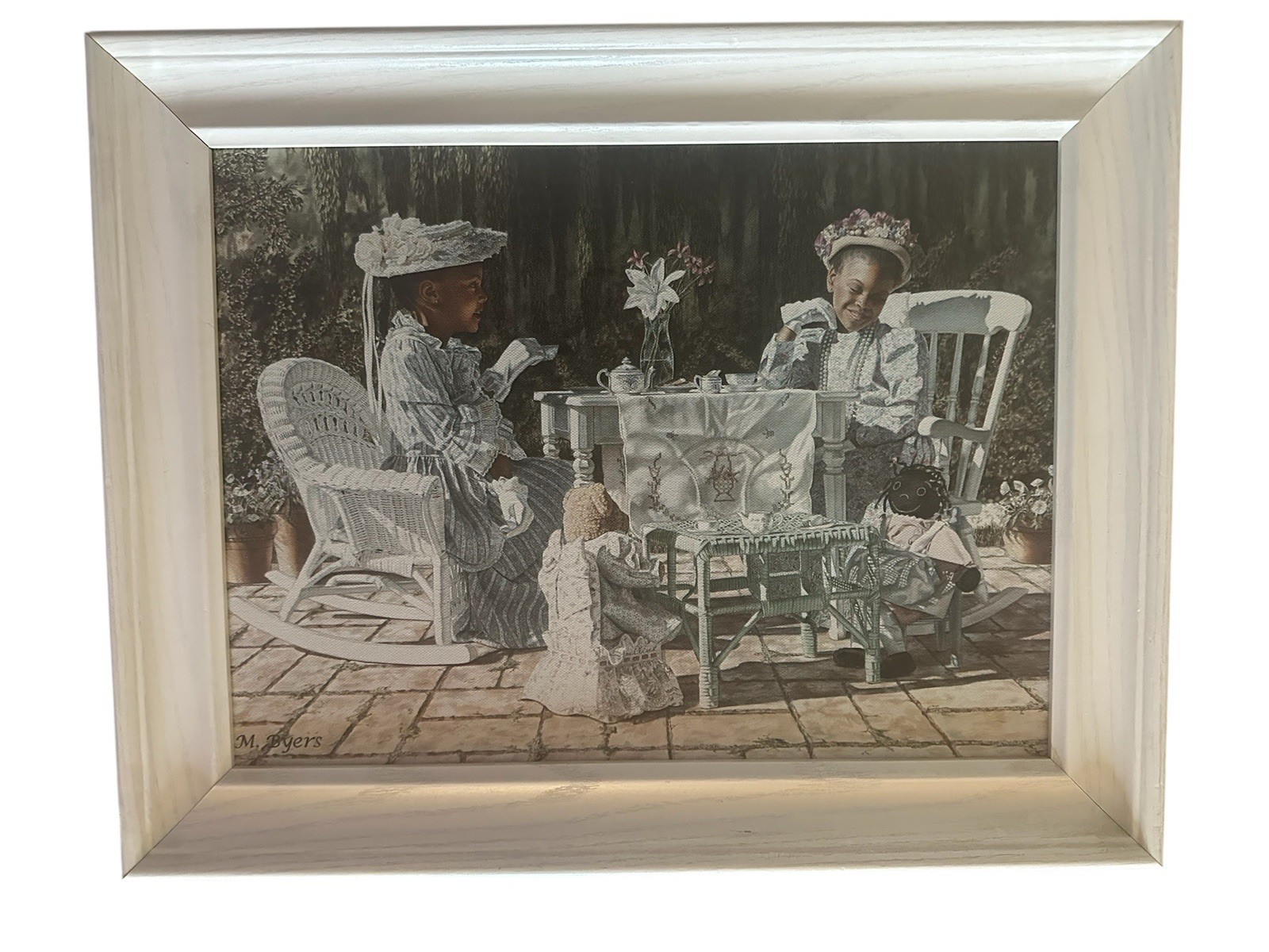 Melinda Byers “Tea Party” Artist Signed Print Framed With Registration Number