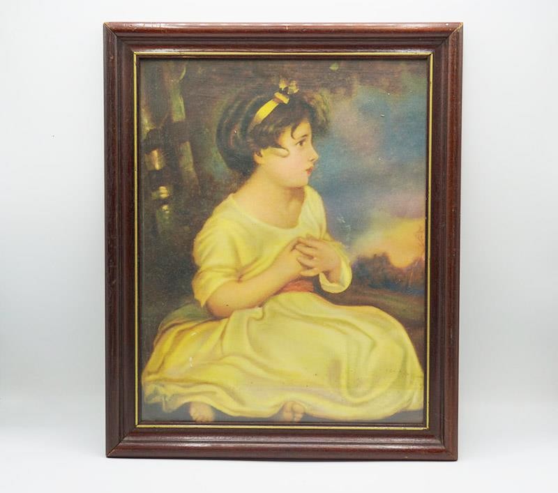 Age of Innocence Framed Girl Print by Sir Joshua Reynolds