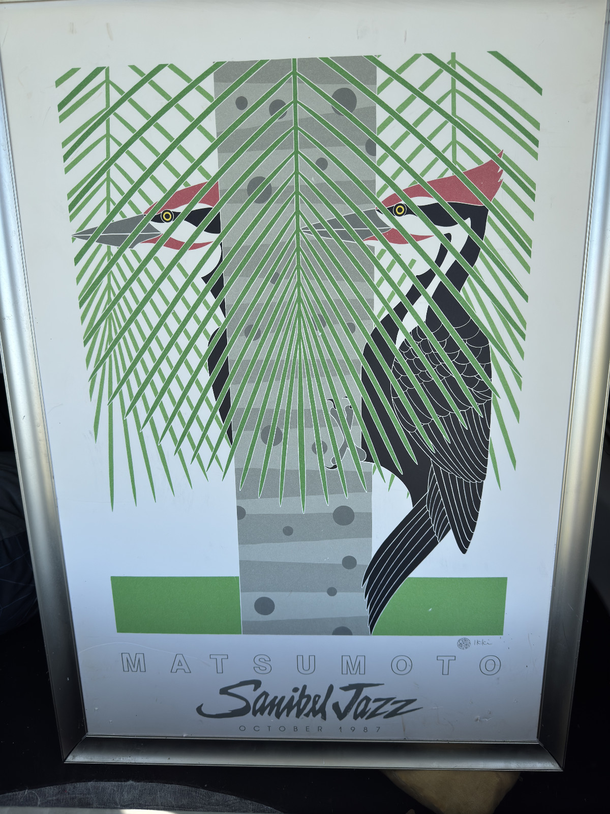 Ikki Matsumoto/Print In The Shade 100 S/N 15 3/4 ” x 21 1/4″ . Signed by the art