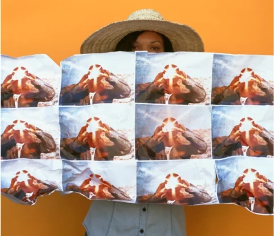 Xaviera Simmons: Untitled Yellow (Number Three); Unframed Archival Inkjet Print