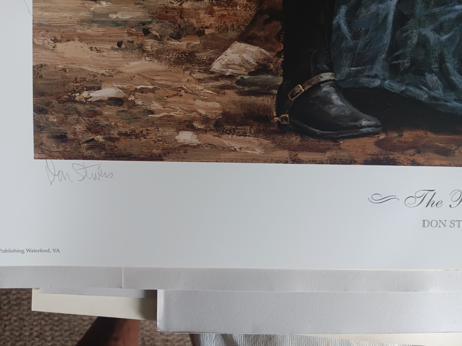 DON STIVERS “THE PROMISE” BUFFALO SOLDIERS-SIGNED/NUMBERED LIMITED EDITION PRINT