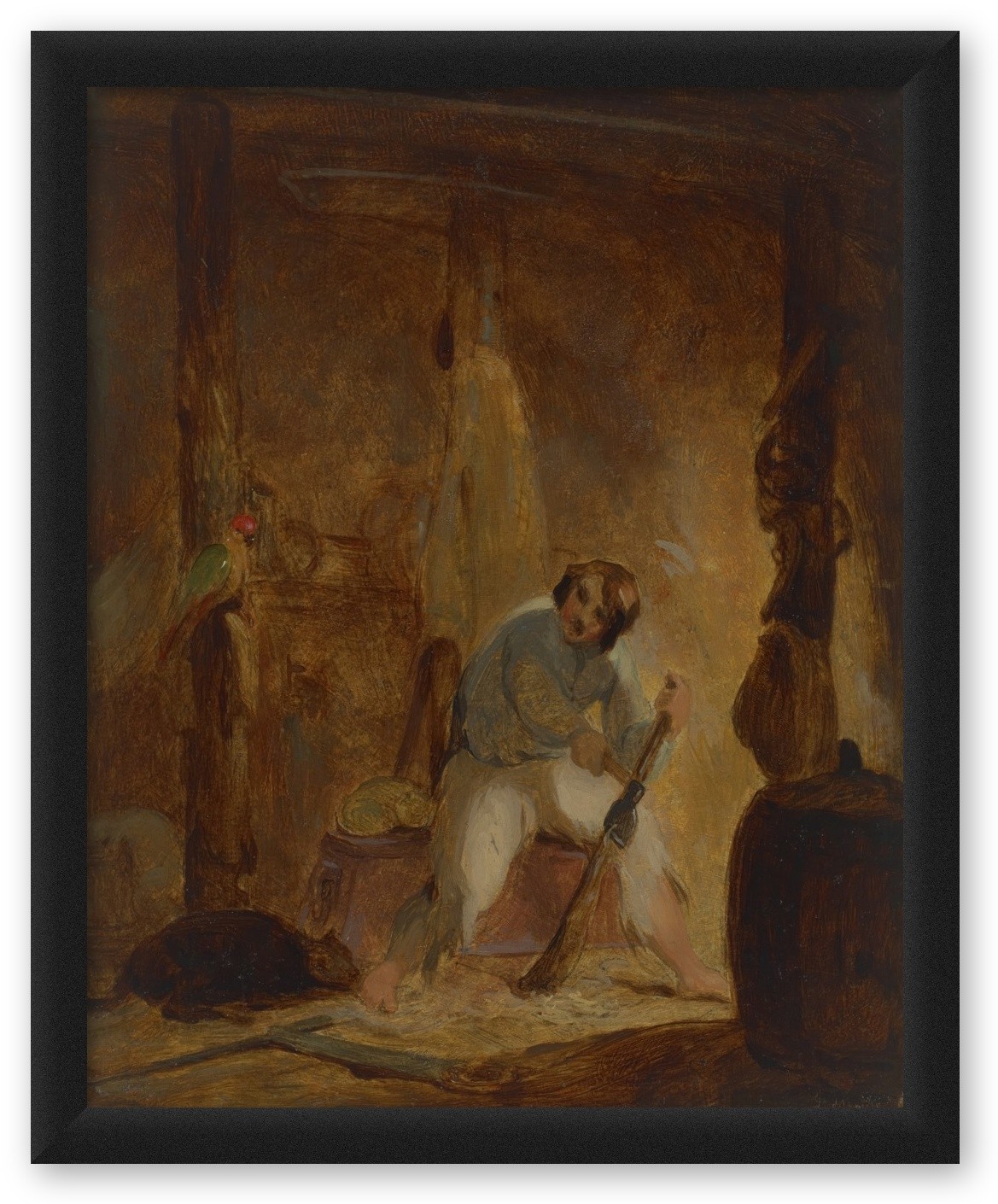 Thomas Sully – In His Cave – Art Print on Paper or Canvas