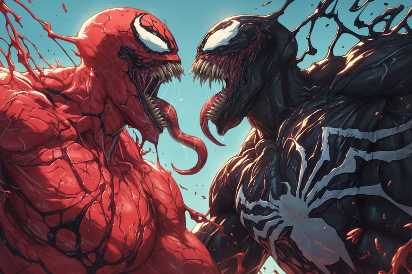 VENOM & CARNAGE 02 Fine Art Print 13×19 Limited to 1 of 30 Marvel Comics