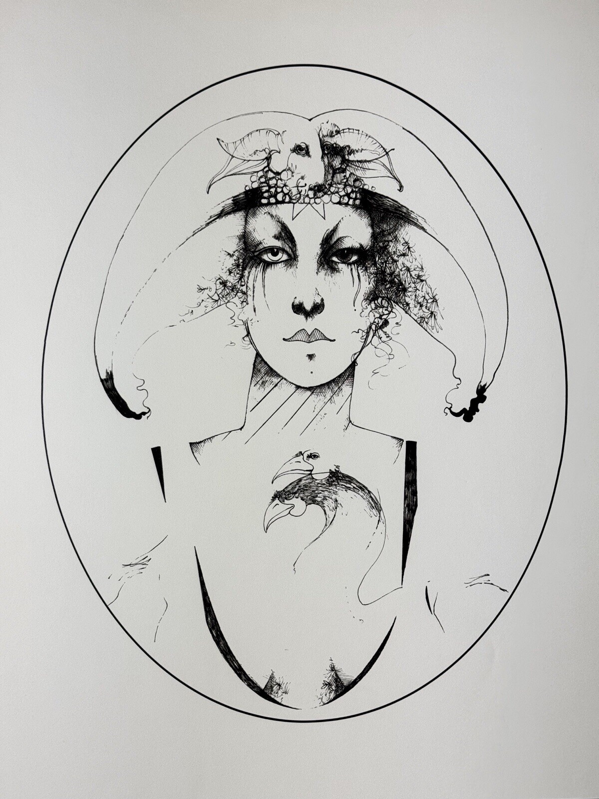 Ramon Santiago, Art Print, Hand-Signed & Dated 1976, Artist Proof