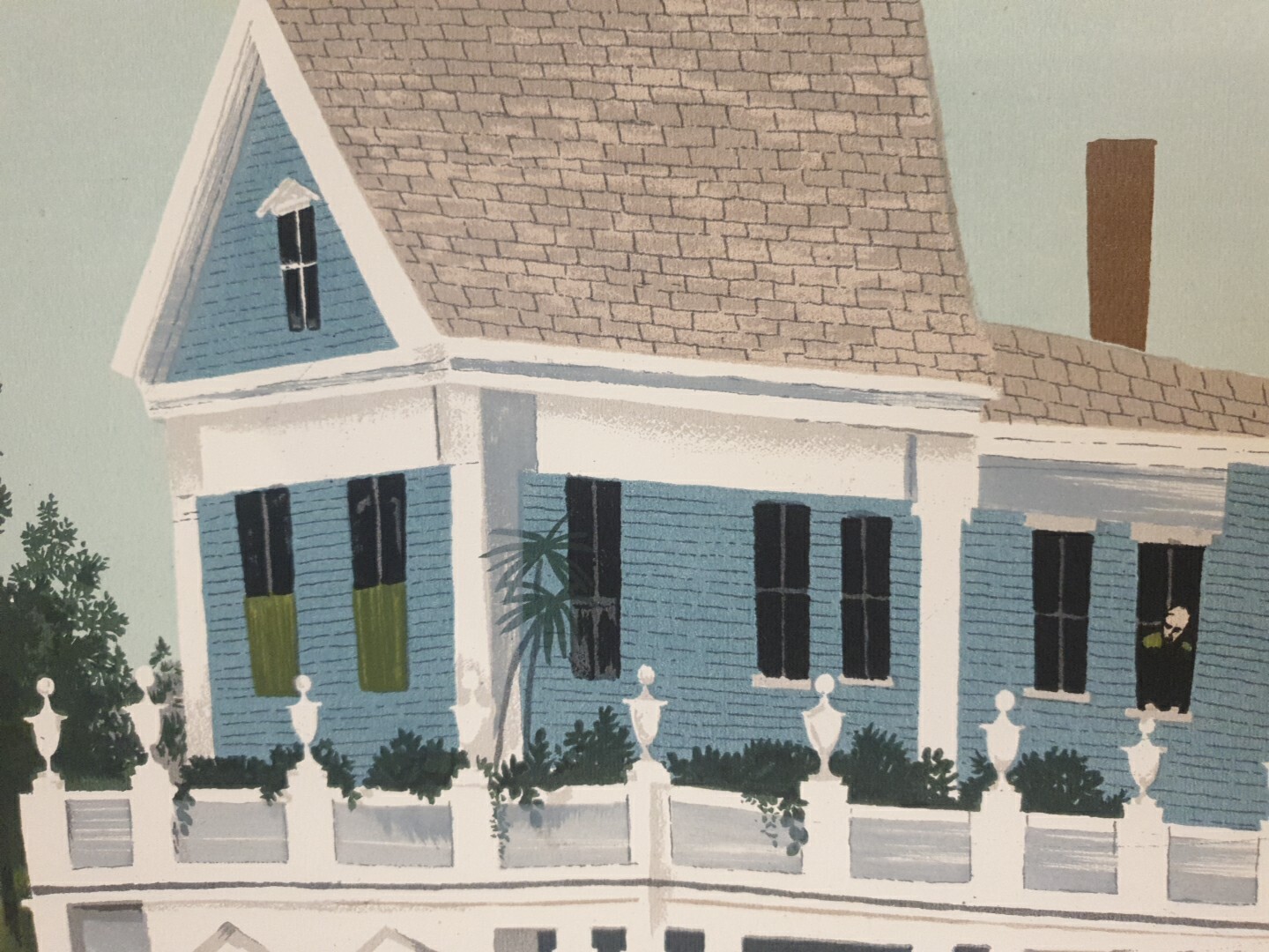 Richard E Howard Original Silkscreen Peter Hunts Orleans Massachusetts Vintage