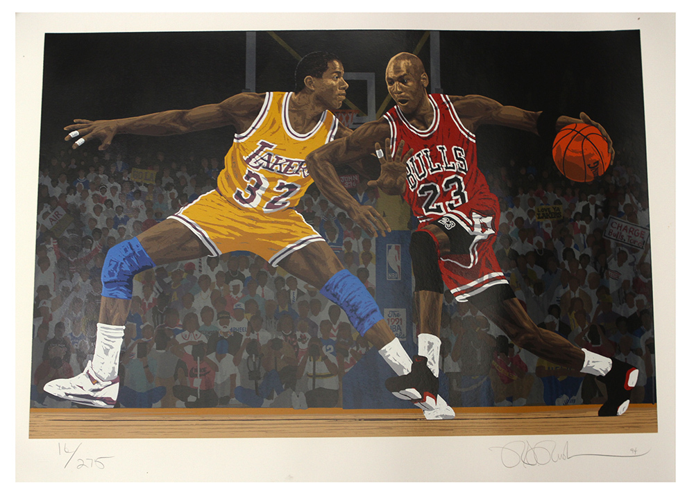 1994 Rick Rush “Shooting Stars” LE 16/275 Serigraph, 29″ x 29″ Ready for Framing