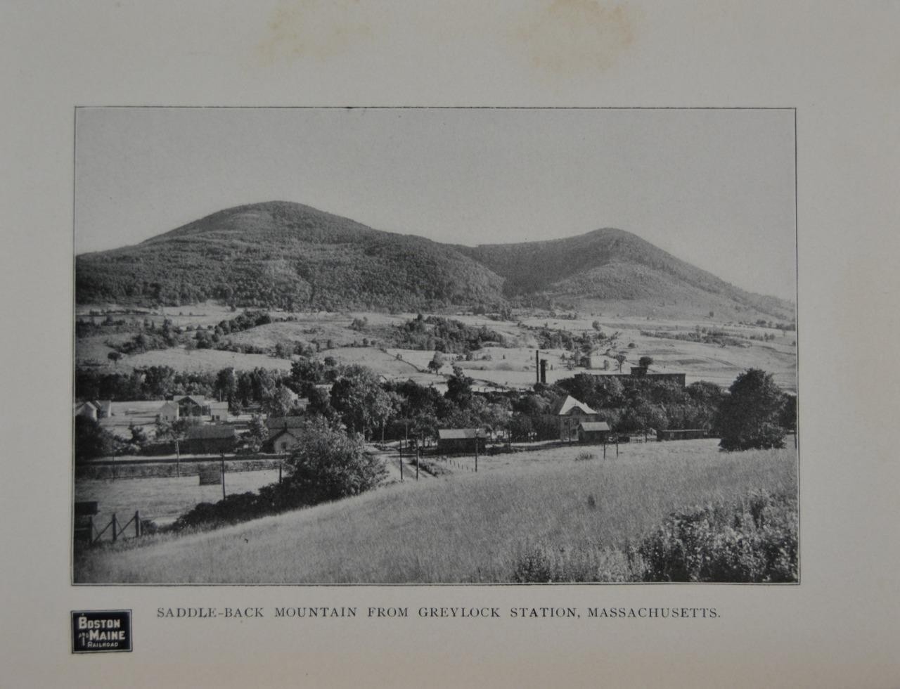 Antique Greylock Station Massachusetts Art Print 1902 Boston & Maine