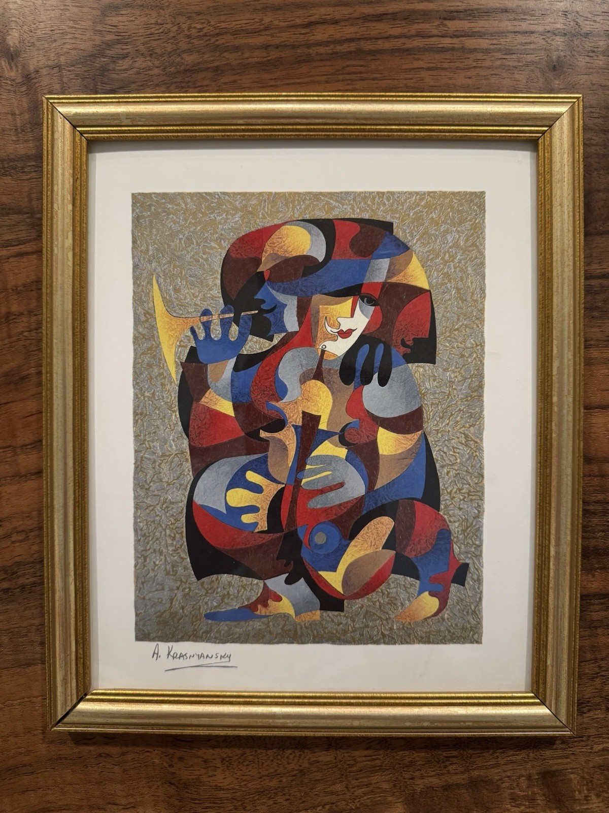 Anatole Krasnyansky “Harmony” Framed Serigraph 1998 Park West COA Signed