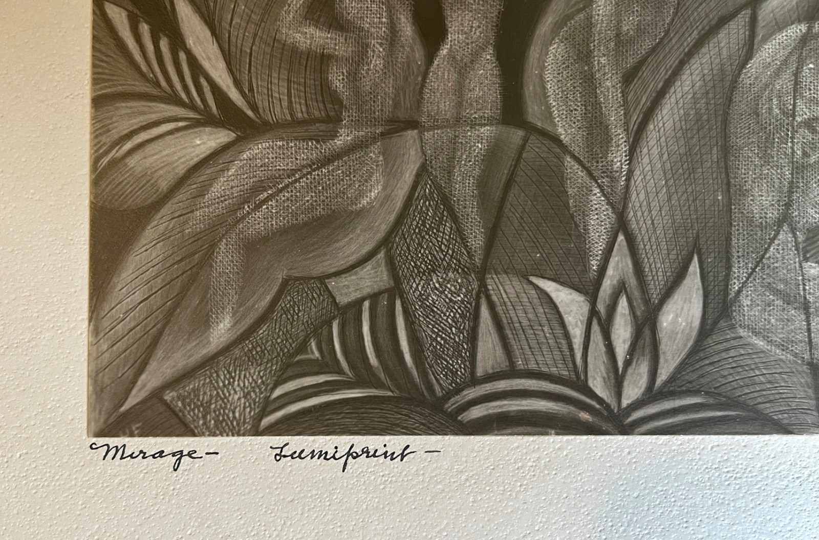 Antique Art Print ‘Mirage’ by Hazel Frazee, Chicago