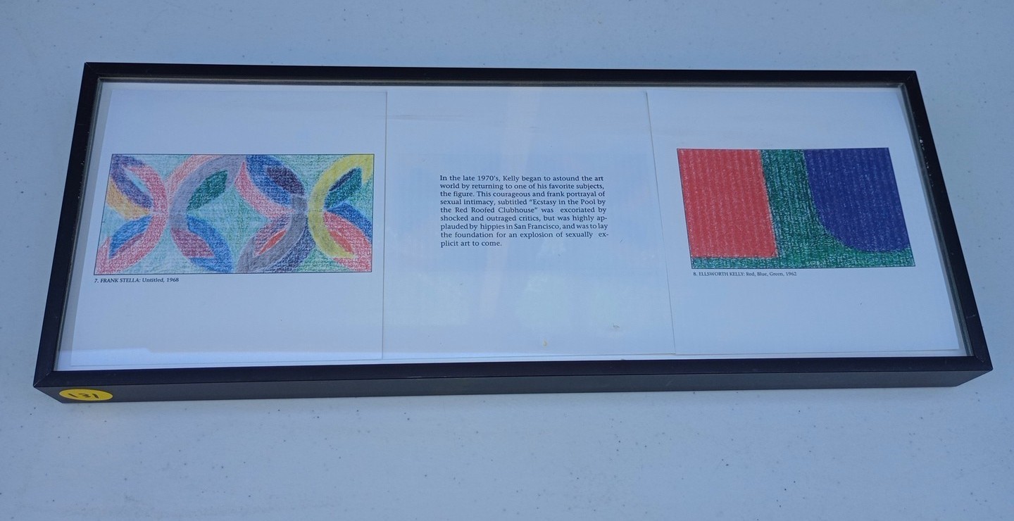 Framed Art~ Modern Art~ 15 In X 5.75 In X 1.25 In