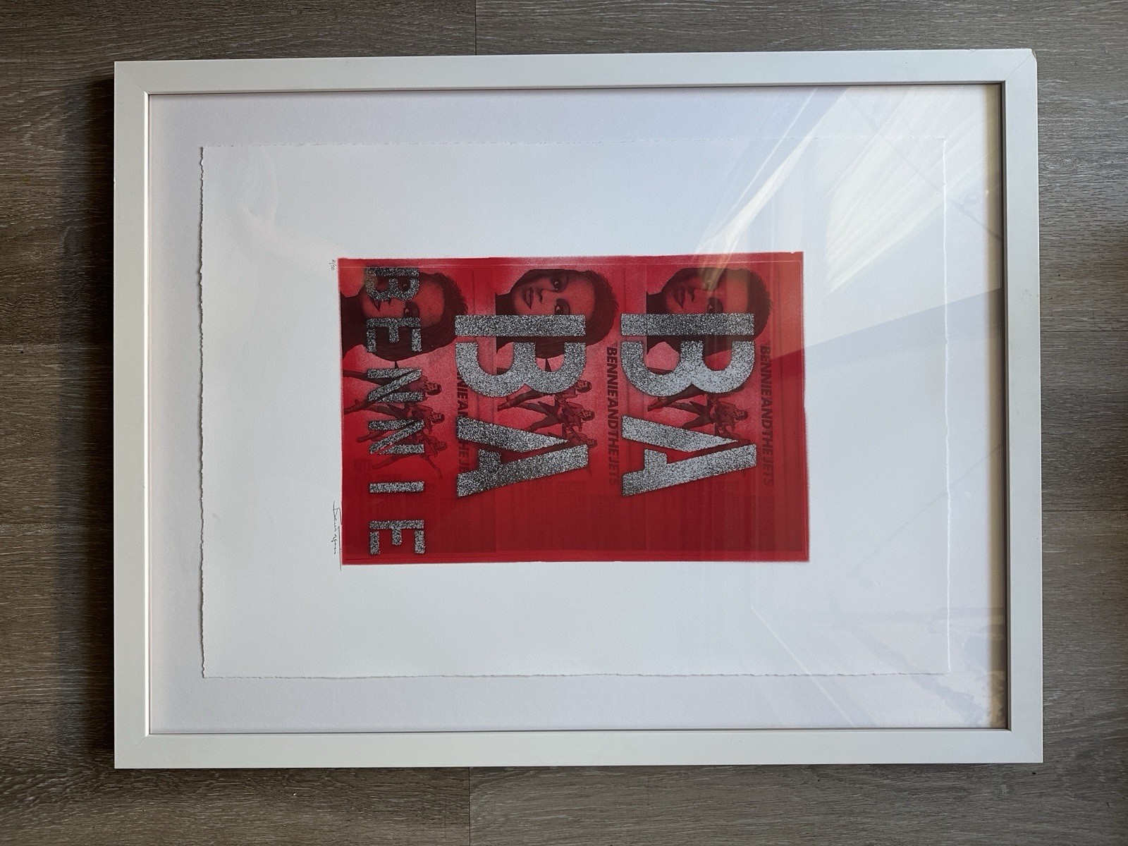Bernie Taupin Original Print 20 x 27 Signed