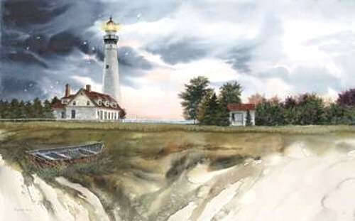 Mike Capser ” Whispers On Wind Point ” S/N 158/999 $250 Value MINT