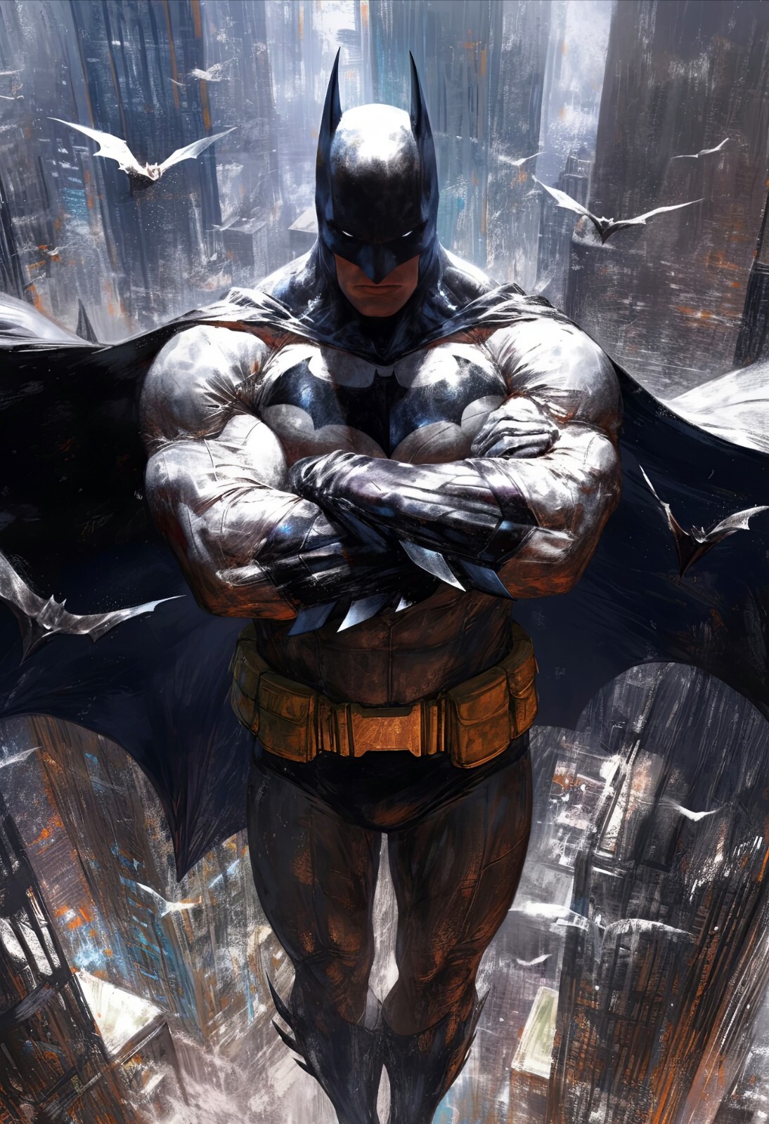“Batman 19” 13×19 Fine Art Print Limited to Only 20 Hand-Numbered Copies