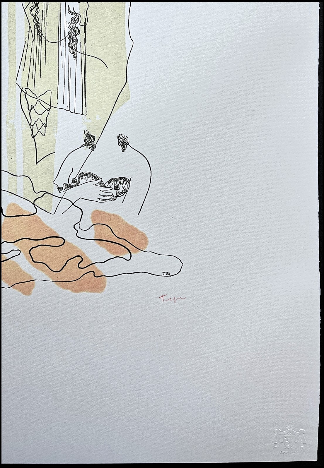 TOYEN – Bride – numbered edition 165/500, 50×70 cm (19,7×27,6 in)